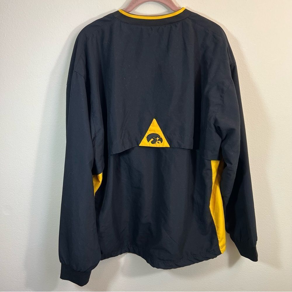 Sportco Authentic Black Iowa Hawkeyes Windbreaker Jacket Large - Picture 10 of 12